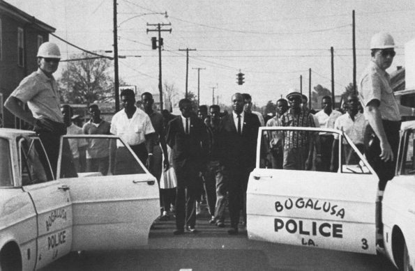 Civil rights march, Bogalusa, Louisiana. Courtesy of the Ronnie Moore Collection, Amistad Research Center at Tulane University.