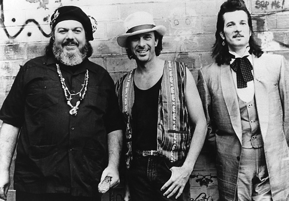 New Orleans Review with Dr. John and Willy DeVille, 1994. Courtesy of Zachary Richard