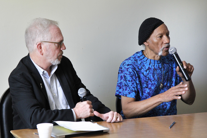 Nick Spitzer and Charles Neville.
