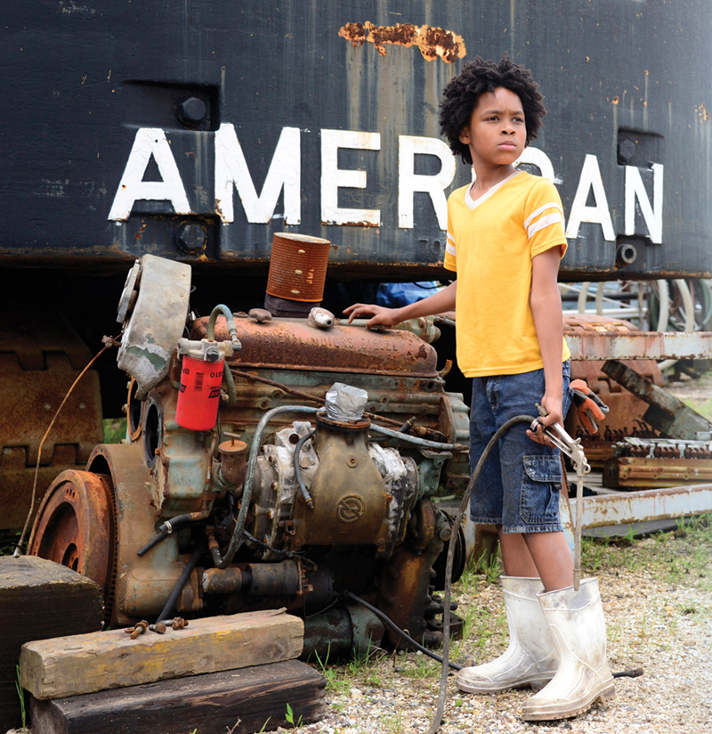 Actor Ari Neville on the set of Plaquemines. Ari plays the character of Ethan as a young boy. Photo by Jason Affolder