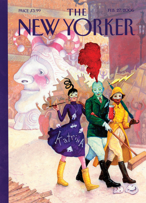 The cover that wasn’t: Joyce’s Katrina Rita Gras was bumped from The New Yorker, and later ended up as the cover of the spring 2016 issue of Louisiana Cultural Vistas.