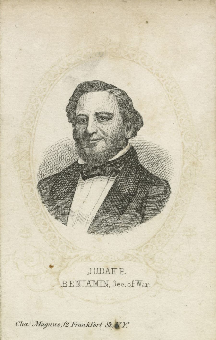 Judah P. Benjamin, Sec. of War