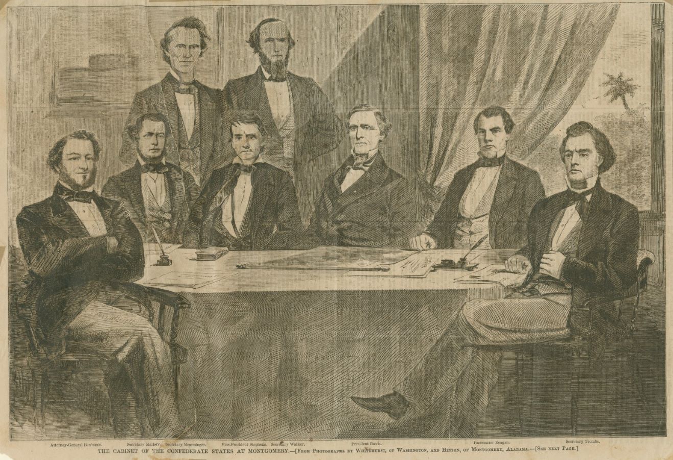 The Cabinet of the Confederate States at Montgomery