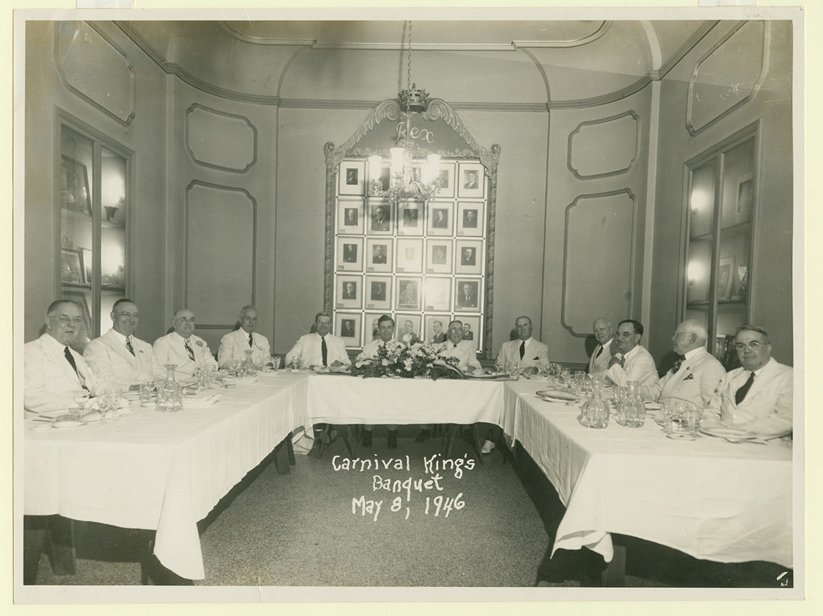 Carnival King’s Banquet at Antoine’s, 1946