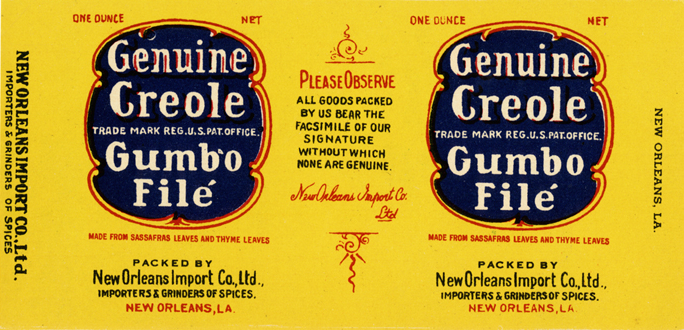 Genuine Creole Gumbo Filé