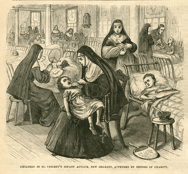 Children in St. Vincent’s Asylum, New Orleans, Attended by Sisters of Charity
