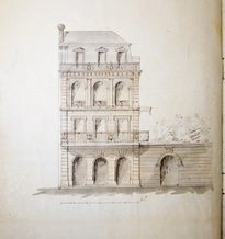 J.N.B. de Pouilly Sketch of 828 Toulouse Street