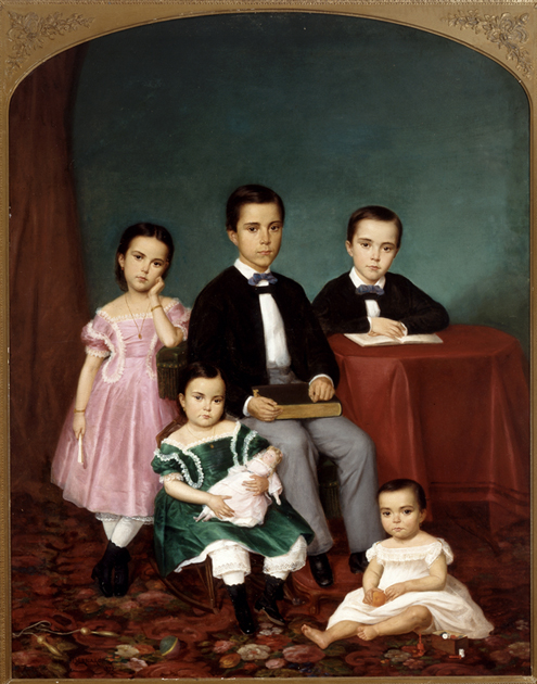 Group portrait of Creole Children