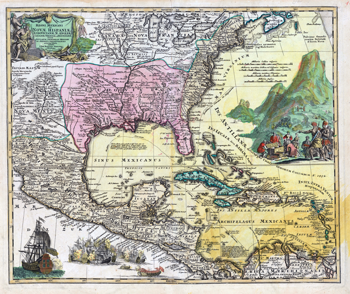Map of New Spain