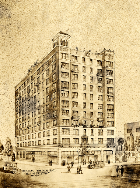 Pontchartrain Hotel – Elevation Drawing
