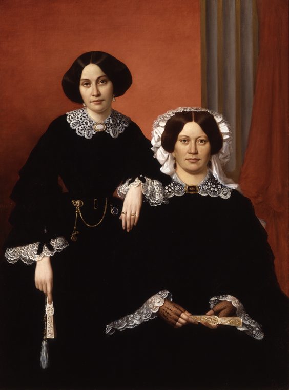 Mrs. James Belton Pickett, née Paulina de Graffenried and Sallie Pickett (Mrs. Robert C. Cummings)