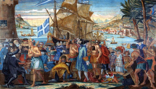Le Commerce que les Indiens du Mexique Font avec les François au Port de Missisipi