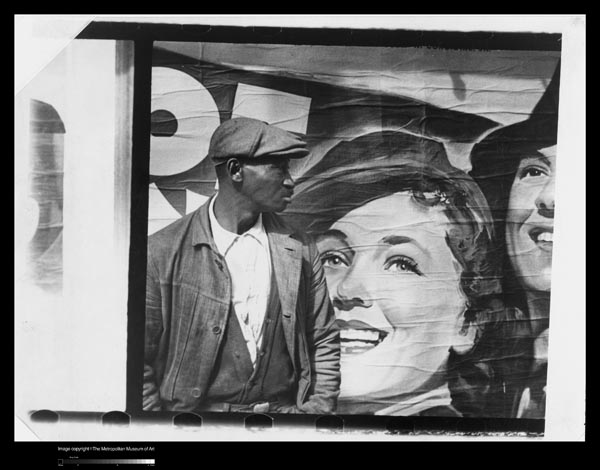 Man and Movie Poster, New Orleans, Louisiana or Vicksburg, Mississippi