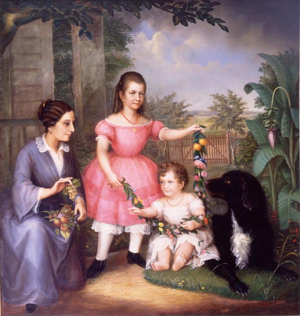 The Davidson Family at Poydras Plantation