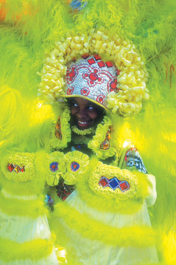 Mardi Gras Indian Girl