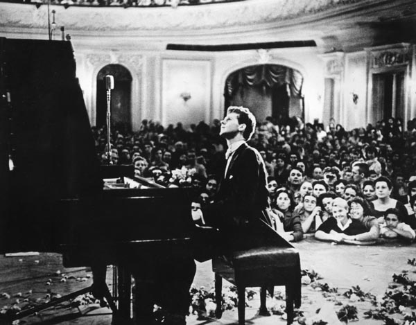 Van Cliburn in the Moscow Conservatory