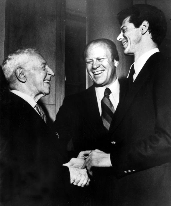 Van Cliburn with Gerald Ford