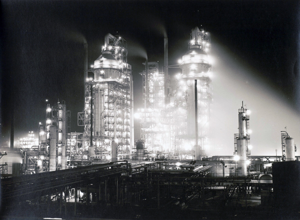 Esso Refinery at Night