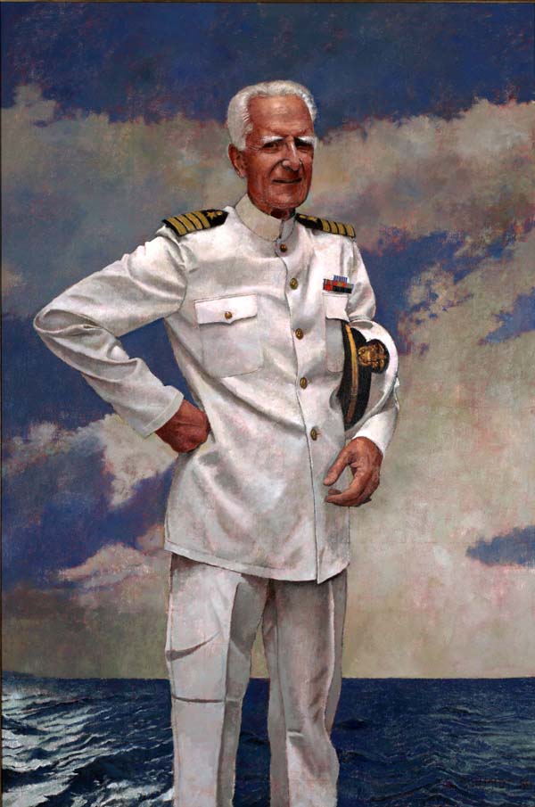 Portrait of Captain F. Winter Trapolin, USN, Retired