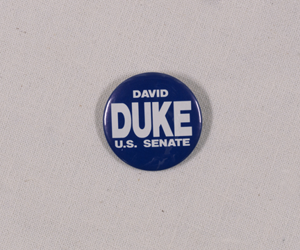 David Duke U. S. Senate pin