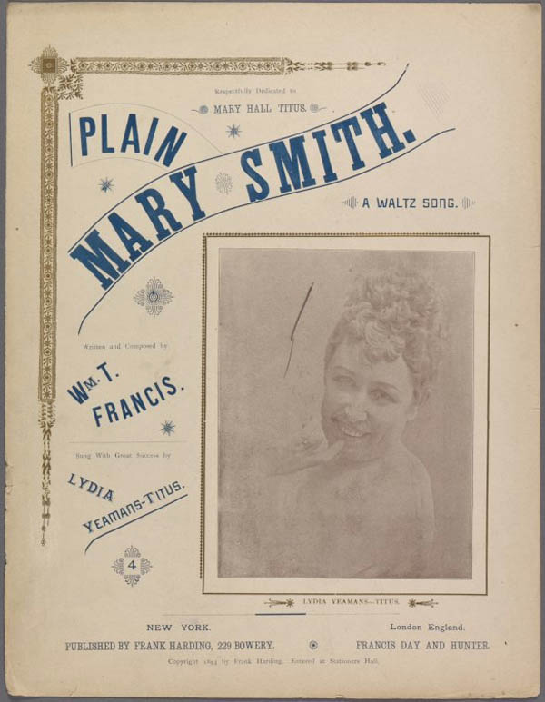 Plain Mary Smith (Cover)