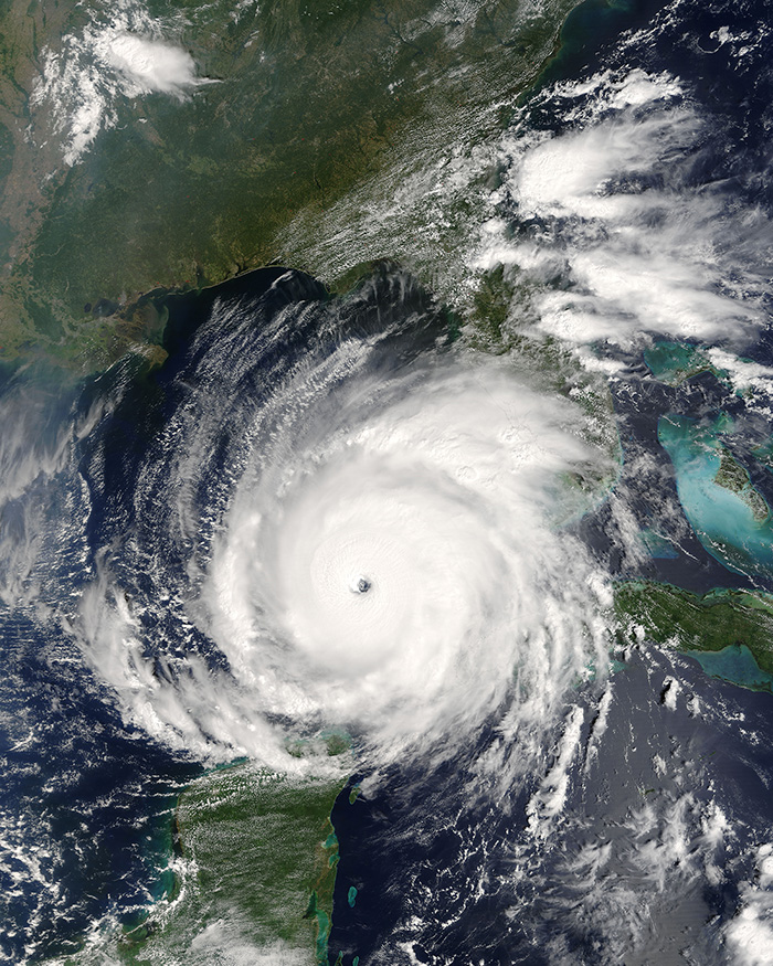 Satellite View of Hurricane Rita