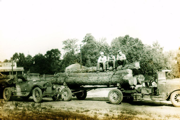 Logging in New Llano