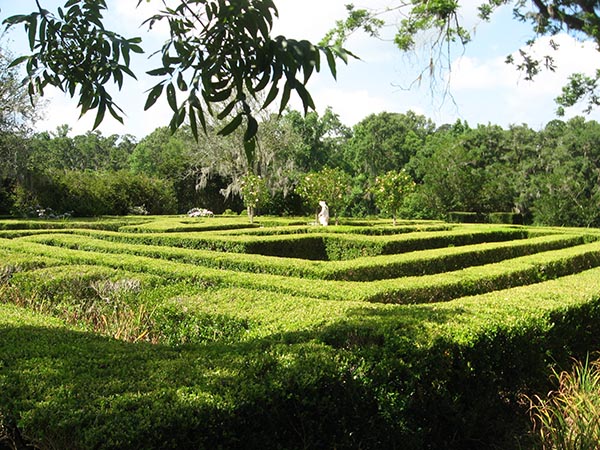Afton Villa Maze Garden