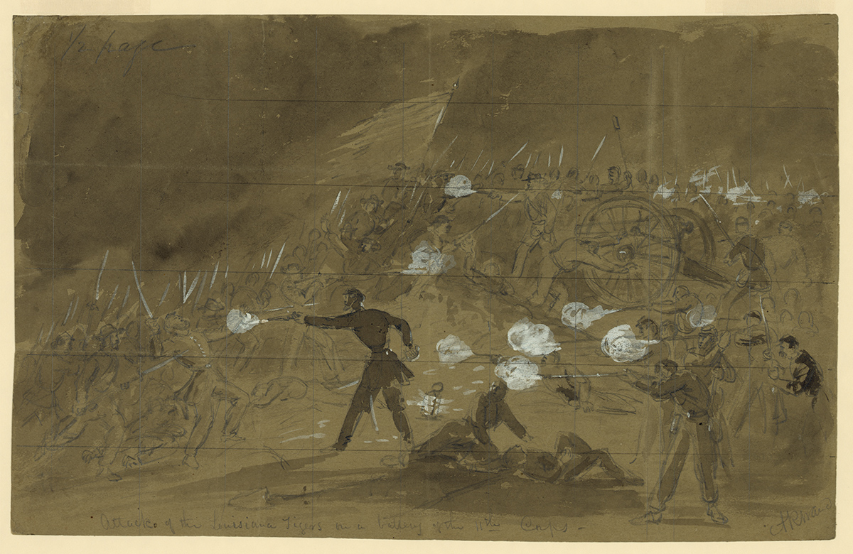 “Attack of the Louisiana Tigers on a Battery of the 11th Corps”