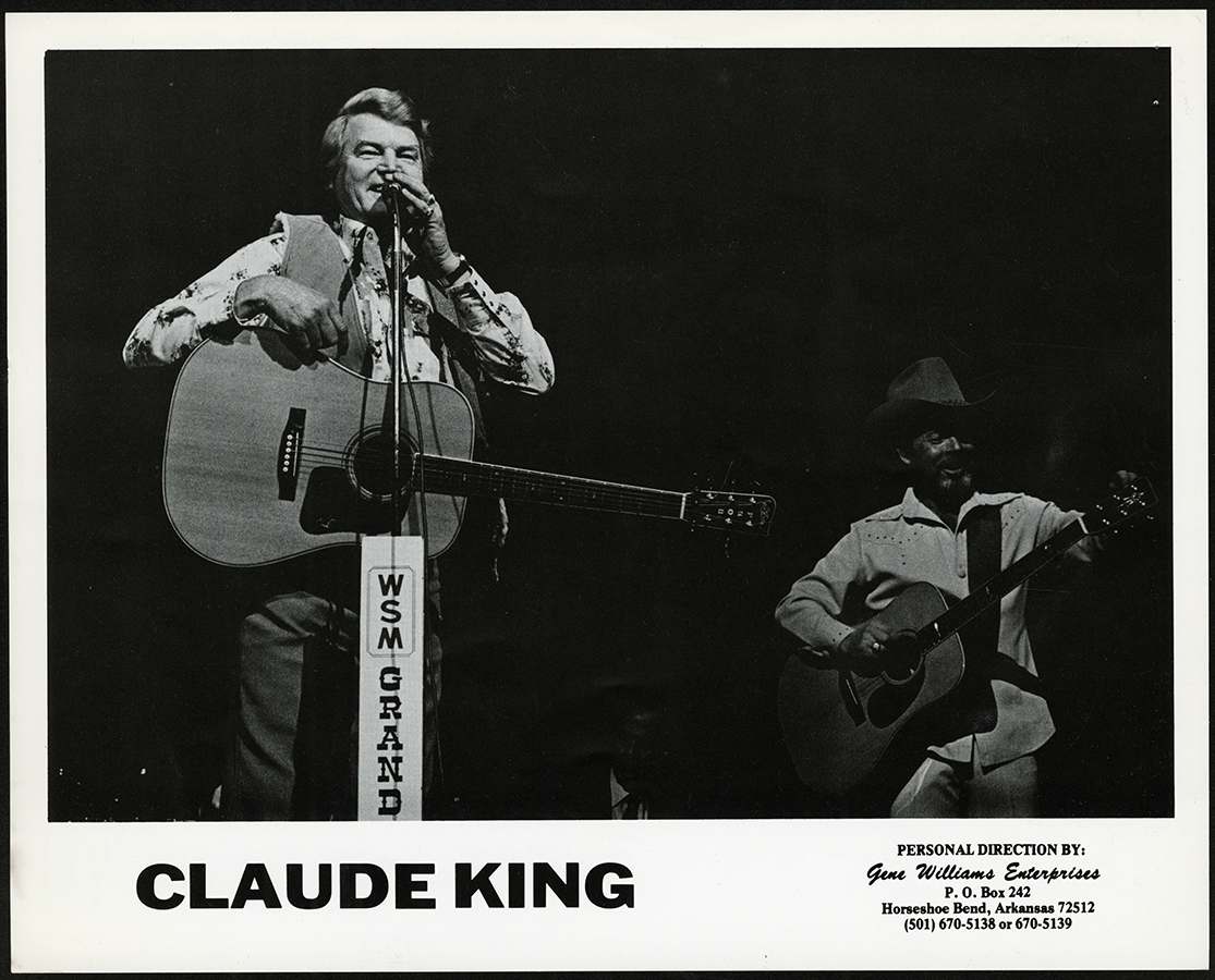 Claude King at the Grand Ole Opry