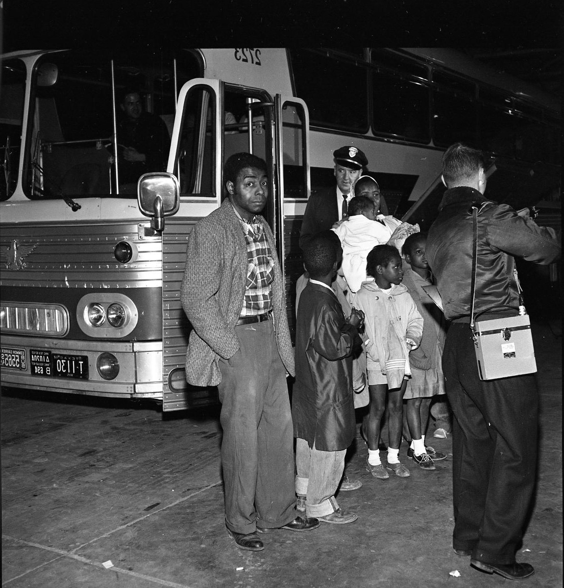 The Gilmore Family Before Departing on a Reverse Freedom Ride