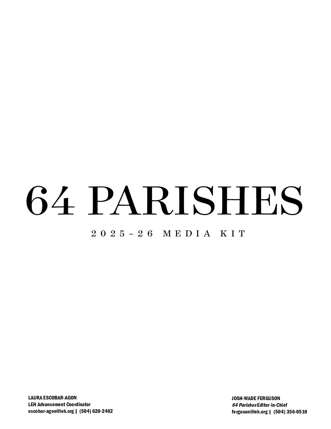 64 Parishes magazine_media kit_2025-6