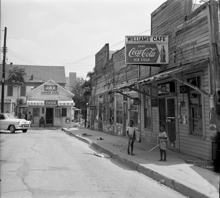 Street Scene in St. Paul’s Bottoms, 1957