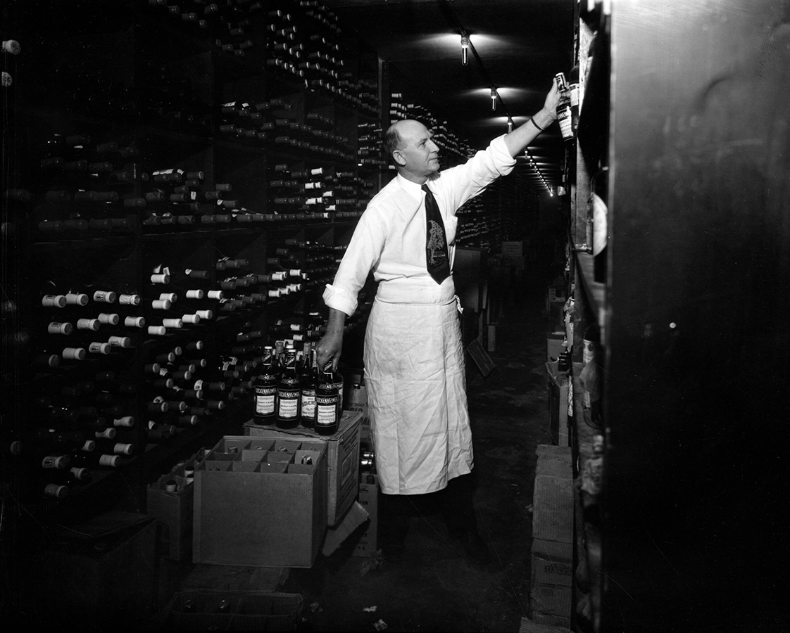 Antoine’s Restaurant Wine Cellar, ca. 1940s