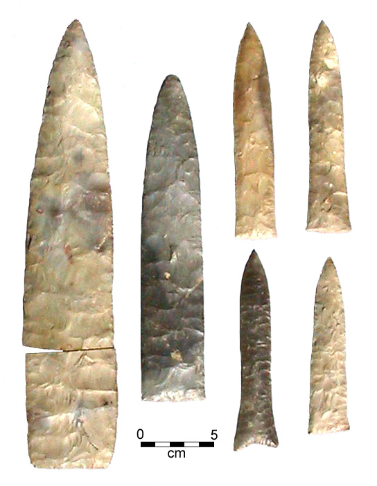 Caddo Culture Gahagan knives