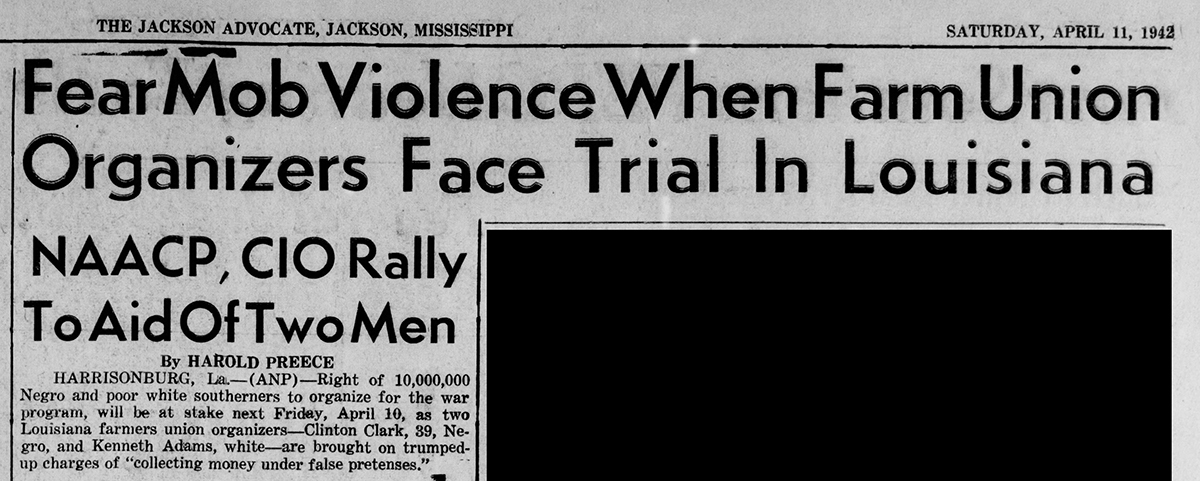 Newspaper Coverage of Clinton Clark’s Trial