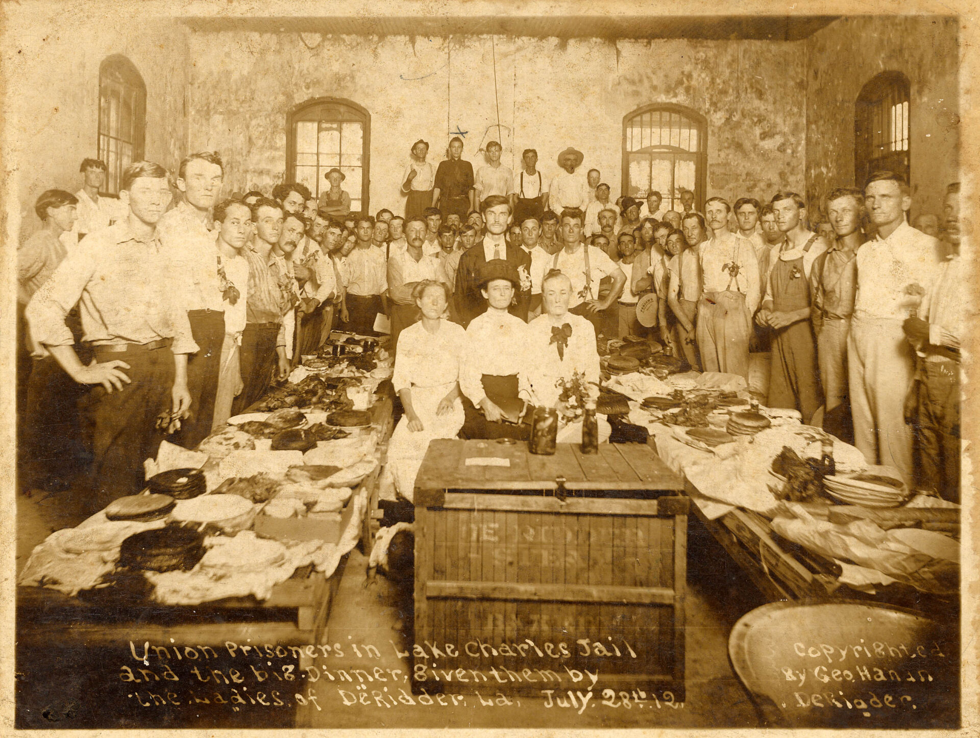 Union Members in Jail after the Grabow Riot, 1912