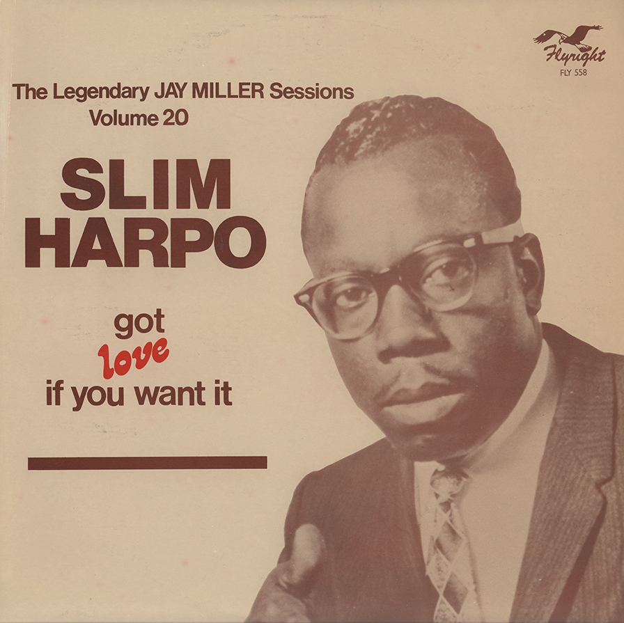 Slim Harpo’s “Got Love If You Want It” Album Cover, 1980