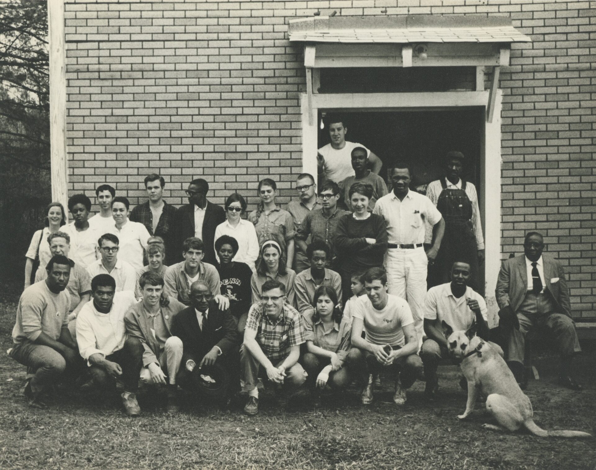 CORE Staff and Volunteers in Front of Freedom House in Jonesboro