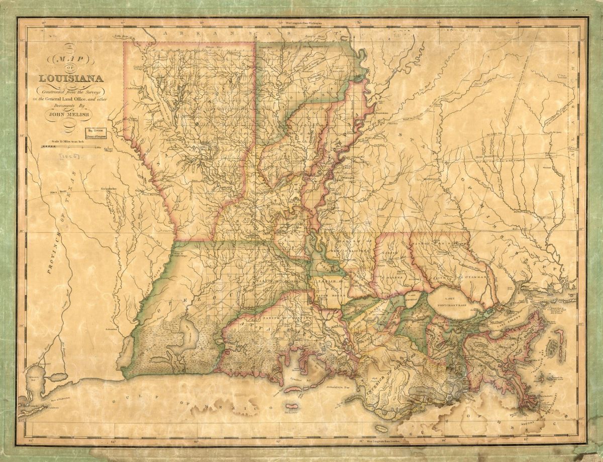 Map of Louisiana