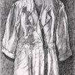 Nurse Uniform II, 2006 Charcoal and pencil