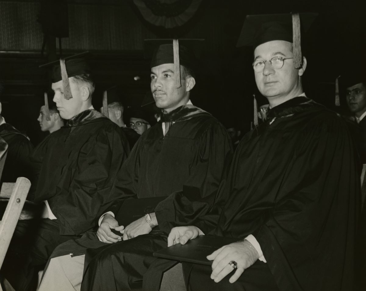 Norman C. Francis Graduating from Loyola University Law School